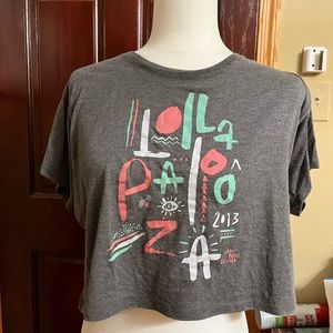 Vintage 2013 Lollapalooza Crop Top